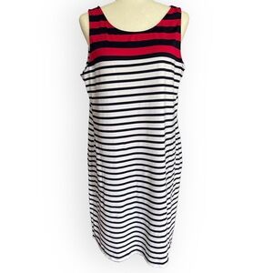 Tommy Bahama Aubrey Resort Stripe Performance Fabric Dress Size XL